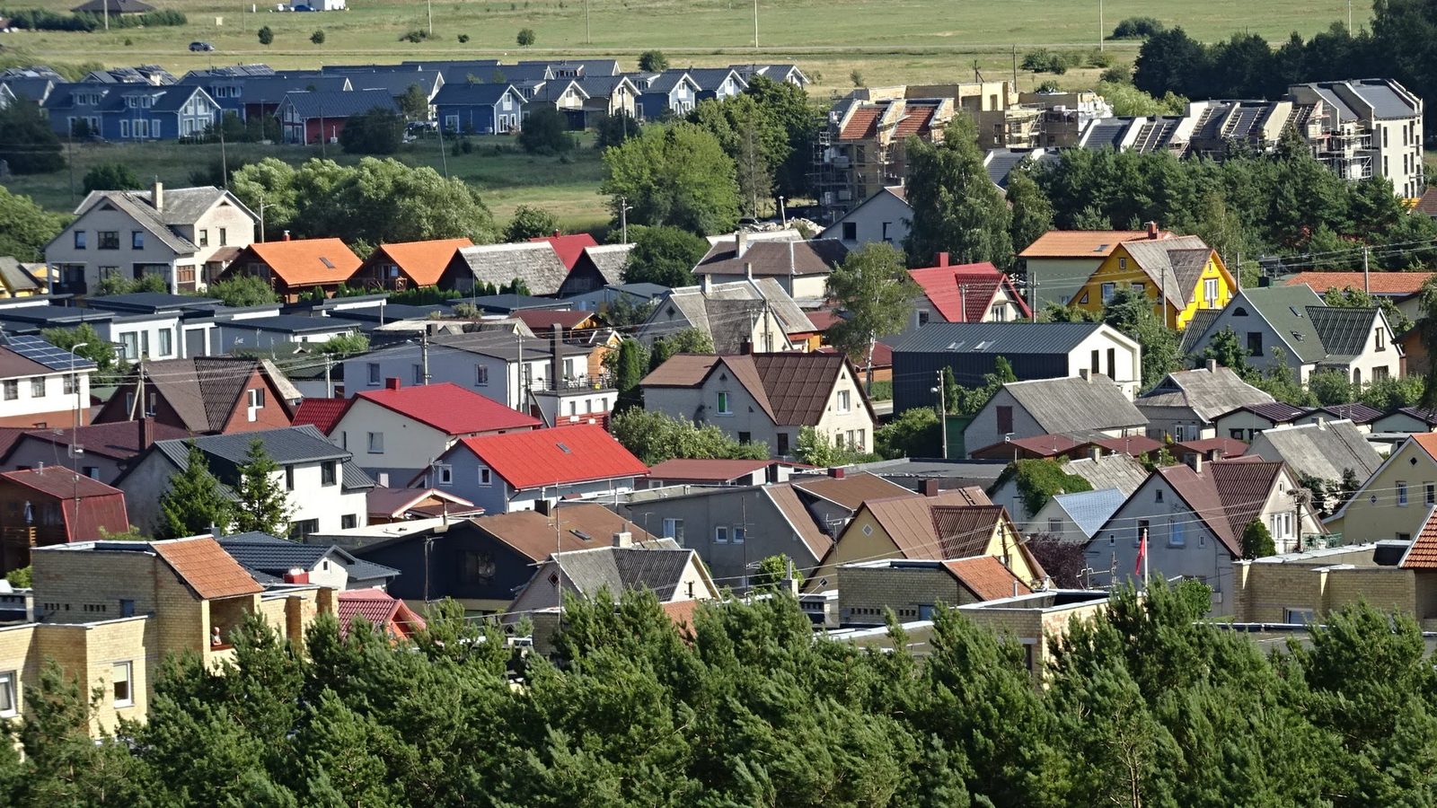 Lietuvos miesto panorama